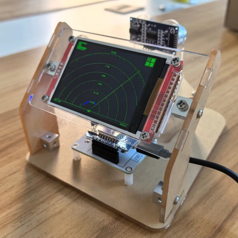 Science Project Toys Making - Modul Pemindaian Radar Ultrasonik Untuk Arduino