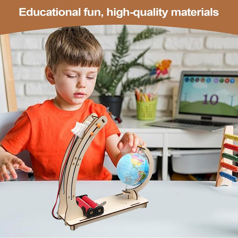 Science Project Toys Making - Set Pembuatan Model Satelit Kayu Kit