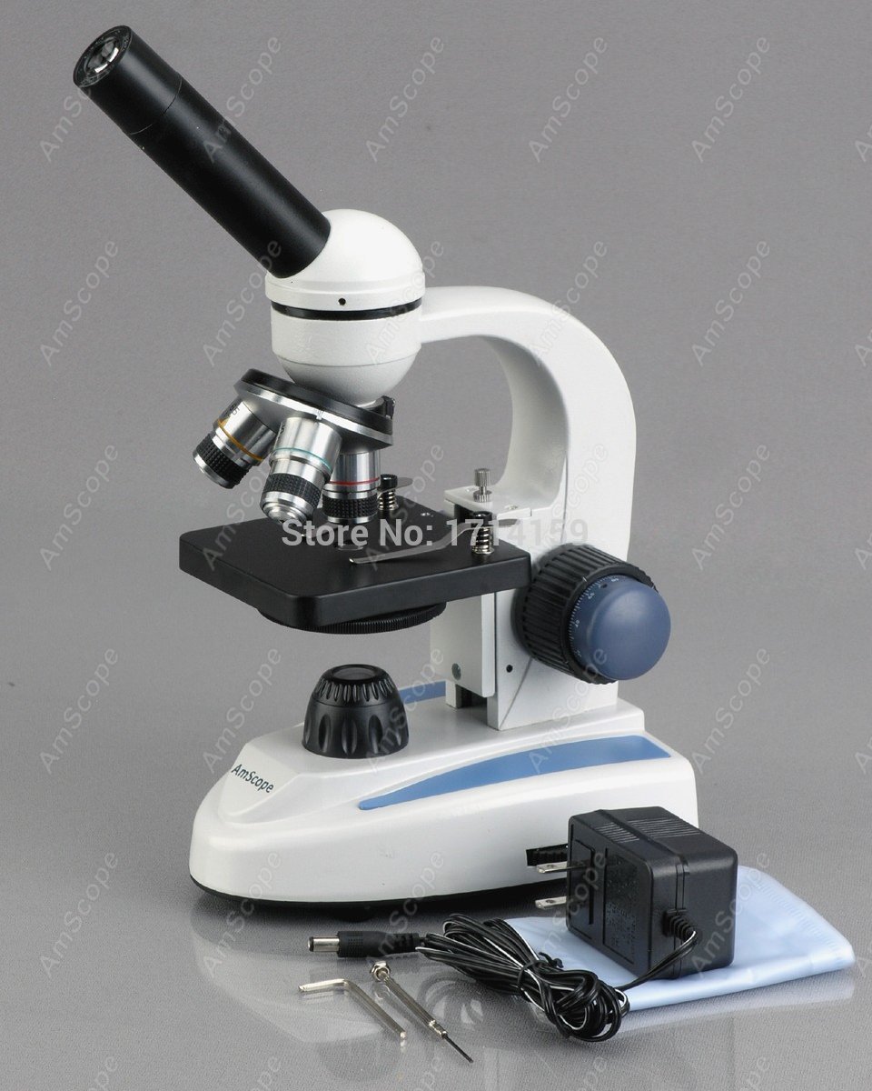 AmScope M158 Seri Mikroskop Ke - Amscope Microscope Compound 40X-1000X ulasan dan harga