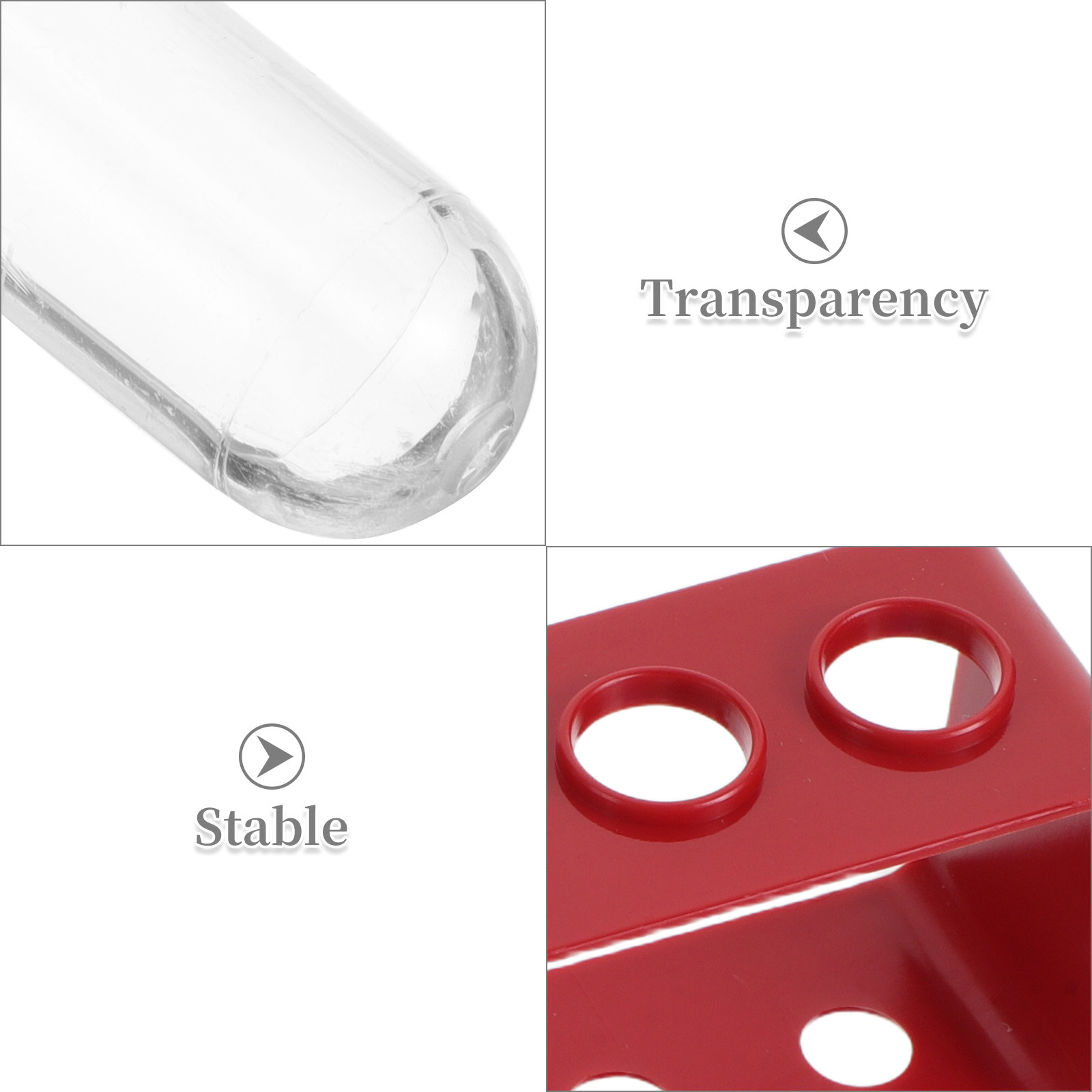 1 Set Tabung Uji Plastik Trans - Science Experiment ulasan dan harga
