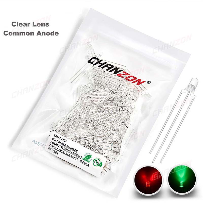 Bicolor 3 Mm Lampu LED Diode P - Science And Hobby ulasan dan harga
