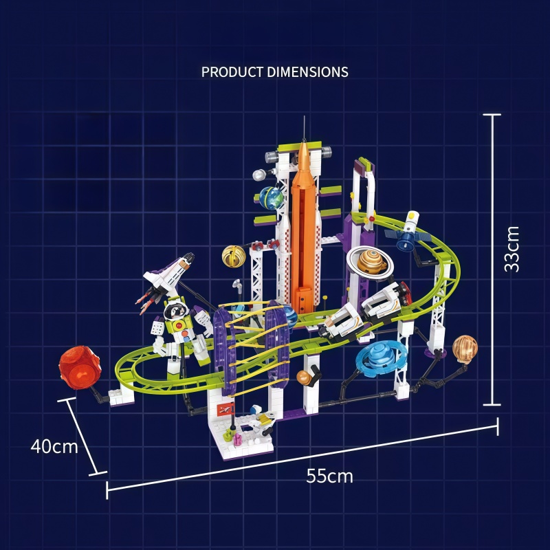 Blok Bangunan Roller Coaster B - Solar System Orrery ulasan dan harga