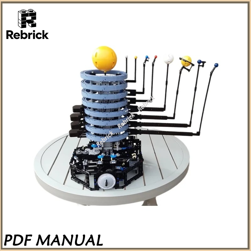 Set Batu Bata Konstruksi MOC y - Solar System Orrery ulasan dan harga