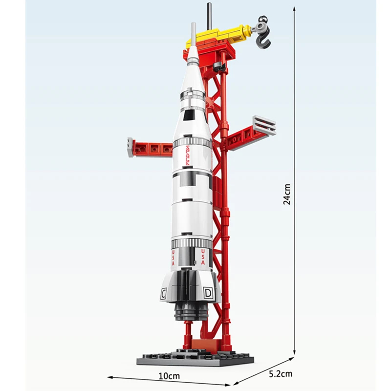 Set Model Blok Bangunan Roket  - Solar System Orrery ulasan dan harga